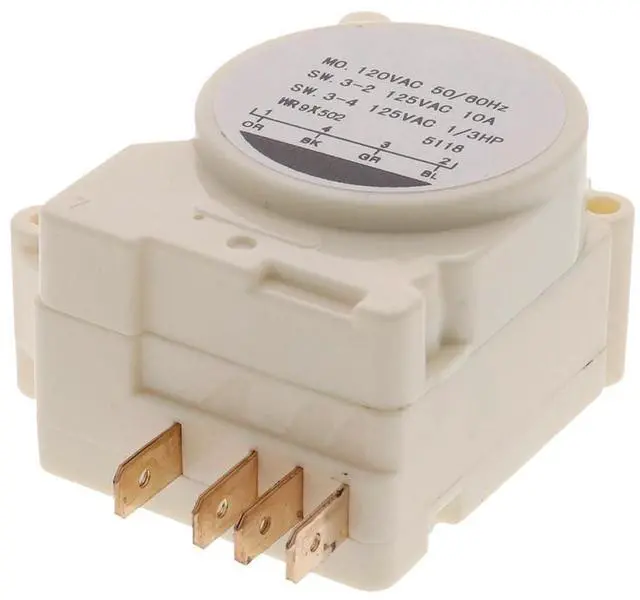 Main image of WR9X502 Refrigerator Defrost Timer Replacement - Compatible with General Electric, Hotpoint, RCA Refrigerators