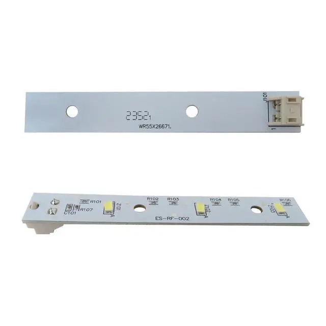 Alt view image 2 of 7 - 2pcs WR55X26671 Replacement Refrigerators LED Light Board Compatible for GE GSS23HGHKCWW GSS23HMHJCES GSS23HMHKCES GSS23HSHJCSS GSS23HSHKCSS GSS23HSHMCSS GSS23HSHNCSS GSS23HSHPCSS