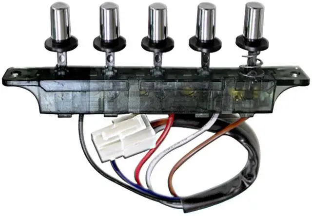 Main image of Range Hood Keyboard Switch - Universal Piano Type 5 Button Control Board