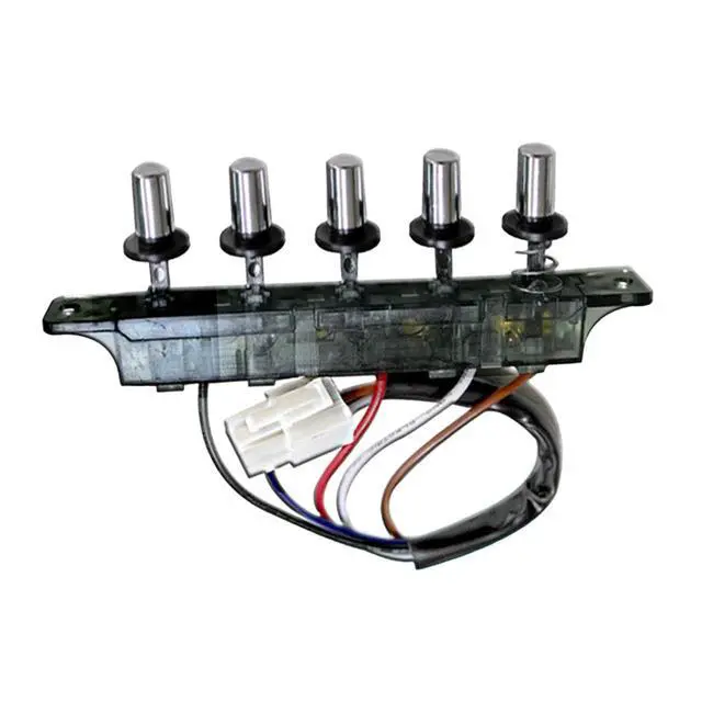 Alt view image 7 of 7 - Range Hood Keyboard Switch - Universal Piano Type 5 Button Control Board