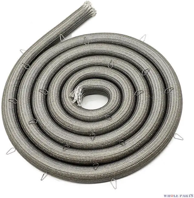 Main image of Upgraded Range Oven Door Gasket Seal Part# WP4455381 | Includes 21 Mounting Clips - Compatible with Select KitchenAid and Whirlpool Ranges and Ovens