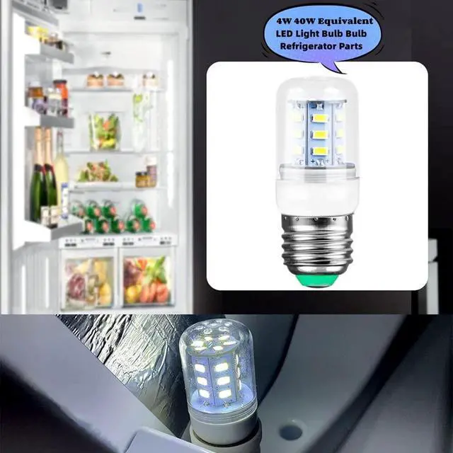 Alt view image 4 of 6 - 5304511738 Refrigerator Bulb LED Replacement Part e335197 for frigidaire, Replace kel 3418l d34l e335197 Refrigerator Bulb 3.5w -White Light