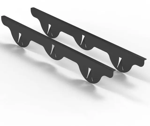 Main image of Lindas Essentials Stove Gap Covers Stainless Steel (2 Pack), 316 Stainless Steel Stove Gap Covers Heat Resistant Oven Gap Filler Seals Spaces Between Stovetop and Counter (23.4 Inches, Black (Steel))