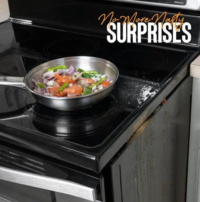 Alt view image 6 of 7 - Lindas Essentials Stove Gap Covers 316 Stainless Steel, Heat Resistant Oven Gap Filler Seals Spaces Between Stovetop and Counter, 25.4 Inches, Silver(Steel), 2 Pack