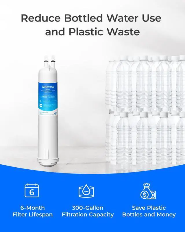 Alt view image 7 of 7 - EDR3RXD1 Replacement for Everydrop® Filter 3, 4396841, 4396710, Kenmore® 46-9083, 46-9030, WD-F08 Refrigerator Water Filter, 3 Filters