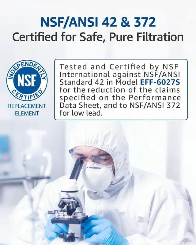 Alt view image 4 of 6 - Refrigerator Water Filter Replacement for Samsung®, 2 Pack | Replacement for Samsung® DA29-00020B, HAF-CIN, HAF-CIN/EXP, HDX FMS-2, RS25J500DSR, RF28HMEDBSR, RF4287HARS, RF28HFEDBSR