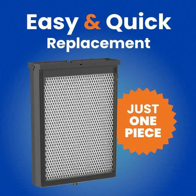 Alt view image 2 of 7 - H635EZ1 Humidifier Filter/Water Panel Assembly Replacement Kit for Whole-House Humidifier Models: 600, 600A, and 600M