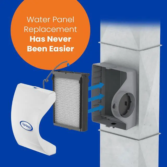 Alt view image 4 of 7 - H635EZ1 Humidifier Filter/Water Panel Assembly Replacement Kit for Whole-House Humidifier Models: 600, 600A, and 600M