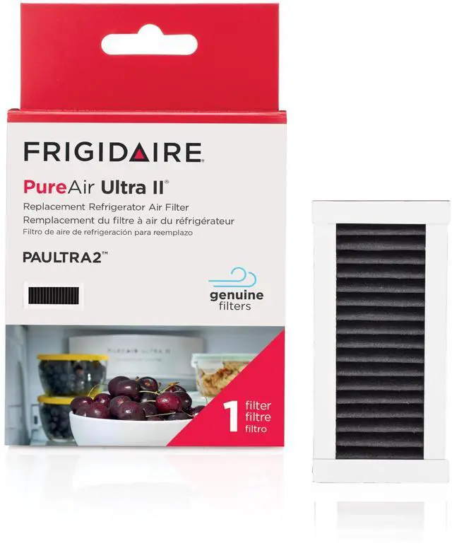 Main image of PAULTRA2 Pure Air Ultra II Refrigerator Air Filter with Carbon Technology to Absorb Food Odors, 3.8 Inch x 1.8 Inch, White