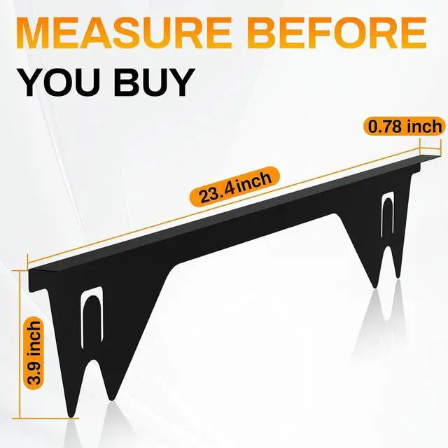 Alt view image 2 of 7 - 316 Stainless Steel Stove Gap Covers 2Pack, Stove Gap Filler, Black | Oven Side Gap Filler, Range Trim Kit, Guard Between Stove and Countertop, Heat Resistant Easy Clean, Length 23.4" Width 0.78"