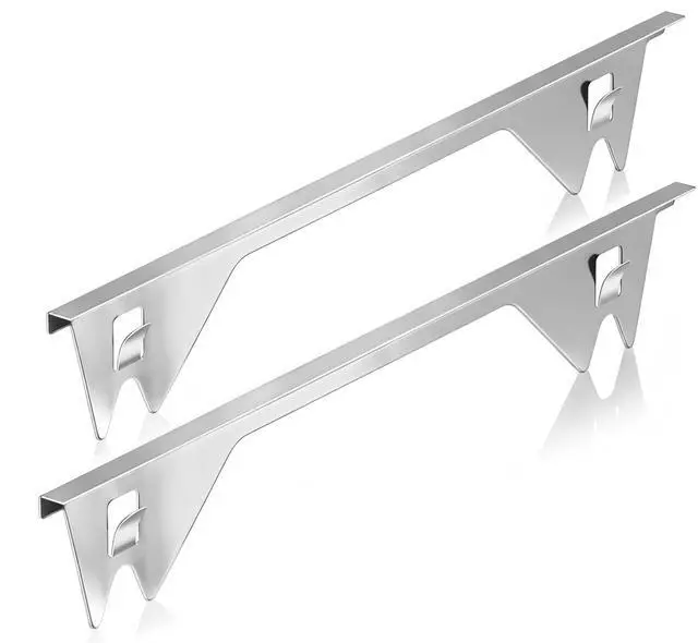 Main image of 316 Stainless Steel Stove Gap Covers 2Pack, Stove Gap Filler, Silver | Oven Side Gap Filler, Range Trim Kit, Guard Between Stove and Countertop, Heat Resistant Easy Clean, Length 23.4" Width 0.78"