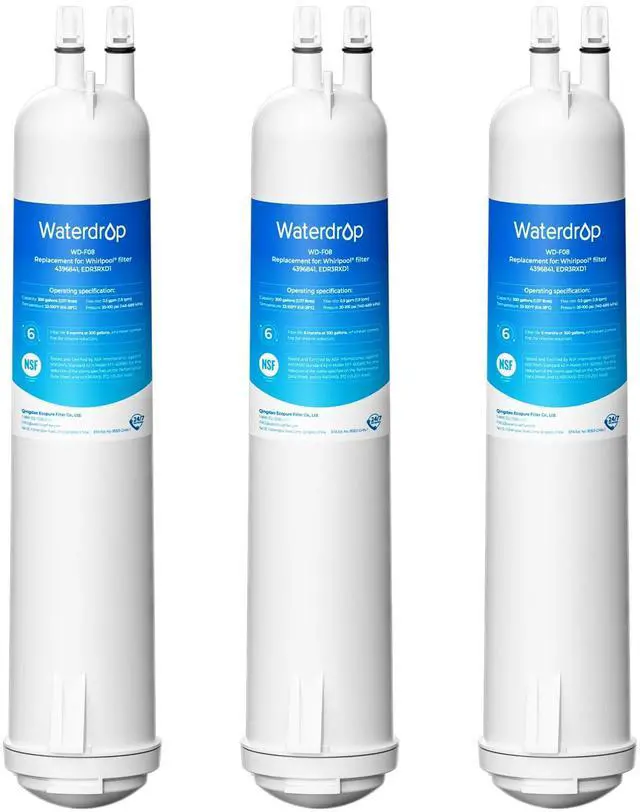Main image of EDR3RXD1 Replacement for Everydrop® Filter 3, 4396841, 4396710, Kenmore® 46-9083, 46-9030, WD-F08 Refrigerator Water Filter, 3 Filters