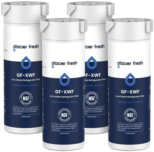 Main image of XWF Replacement for GE XWF Refrigerator Water Filter 4 Pack