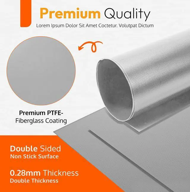 Alt view image 4 of 7 - Oven Liners for Bottom of Oven - 17"x 25" Large Heavy Duty Non-Stick 2 Pack | Resistant to 500°F, BPA & PFOA Free, Reusable, Fits Electric, Gas, Toaster, Microwave Ovens & Grills, Spill Guard, Silver
