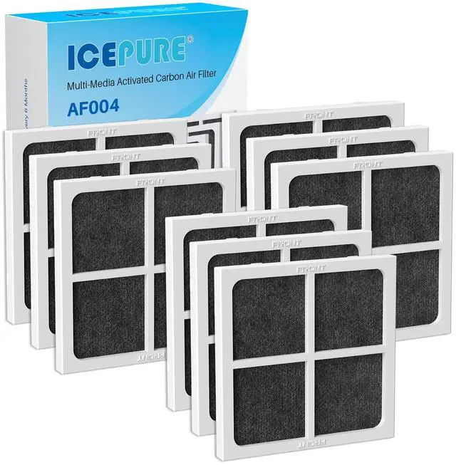 Main image of AF004 Replacement for LG LT120F Refrigerator Air Filter, 9PACK | Compatible with Kenmore Elite 469918, 9918, 46-9918, ADQ73214402, ADQ73214403, ADQ73214404, ADQ73334008