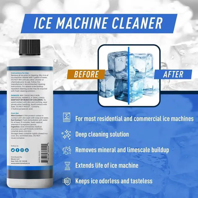 Alt view image 7 of 7 - Ice Machine Cleaner and Descaler, 2 Pack x 16 fl oz, Nickel Safe Descaler, Ice Maker Cleaner Compatible with All Major Brands (Scotsman, KitchenAid), Made in the USA