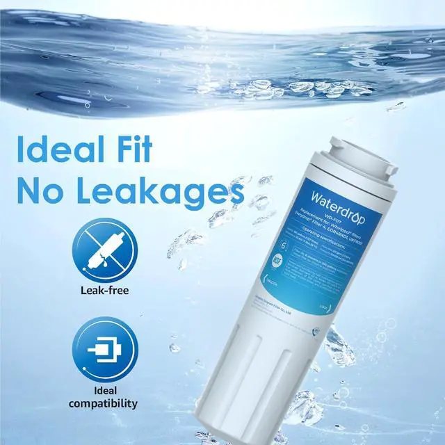 Alt view image 7 of 7 - UKF8001 Refrigerator Water Filter 4, 3 Pack | Replacement for Whirlpool® EDR4RXD1, EveryDrop® Filter 4, Maytag® UKF8001AXX-750, UKF8001AXX-200, 46-9006, Puriclean II