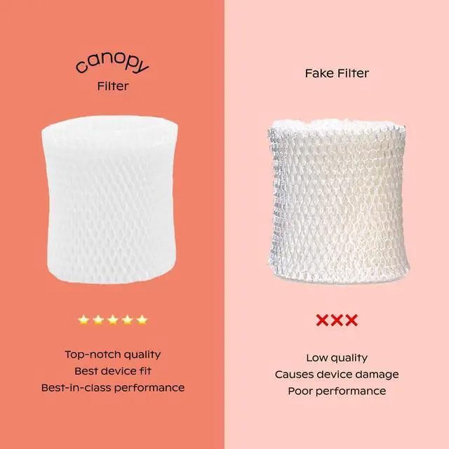 Alt view image 4 of 4 - Original Bedside Humidifier Filter, 3-Pack, 6-Week Replacement