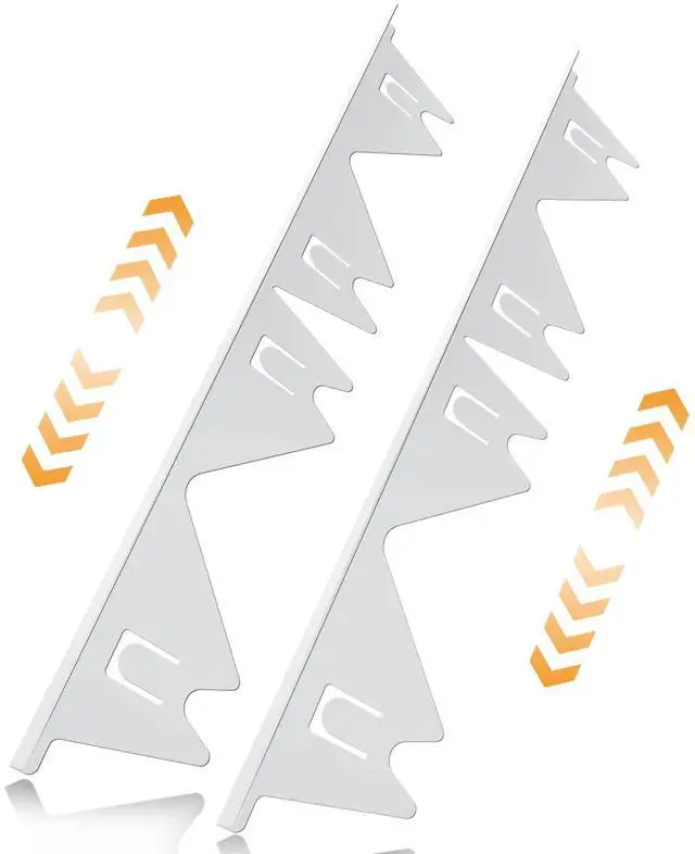 Main image of Stove Gap Covers Stainless Steel, 2 Pack Stove Gap Filler Easy Retractable Length 13.8" to 27.5", Width 0.79" Stove Gap Guards Range Trim Kit, Heat Resistant Guard Between Stove Top & Counter