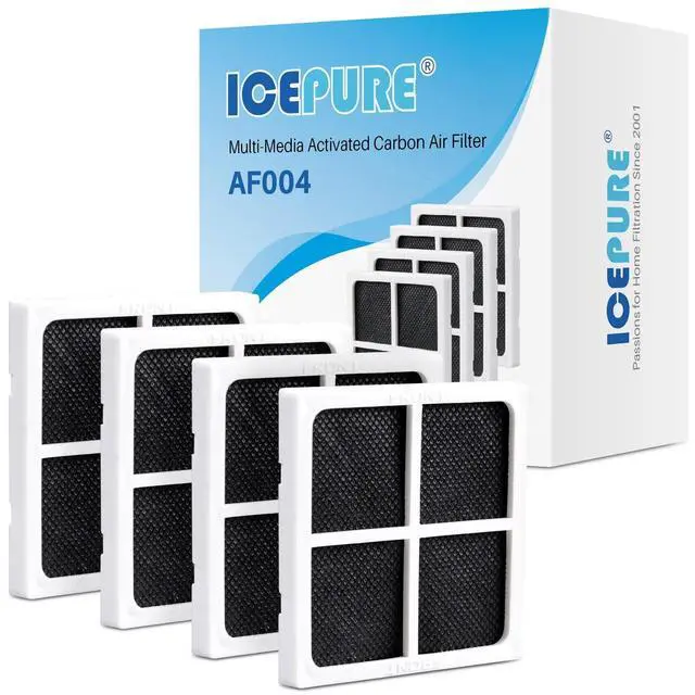 Main image of AF004 Replacement for LG LT120F Refrigerator Air Filter, 4PACK | Compatible with Kenmore Elite 469918, 9918, 46-9918, ADQ73214402, ADQ73214403, ADQ73214404, ADQ73334008