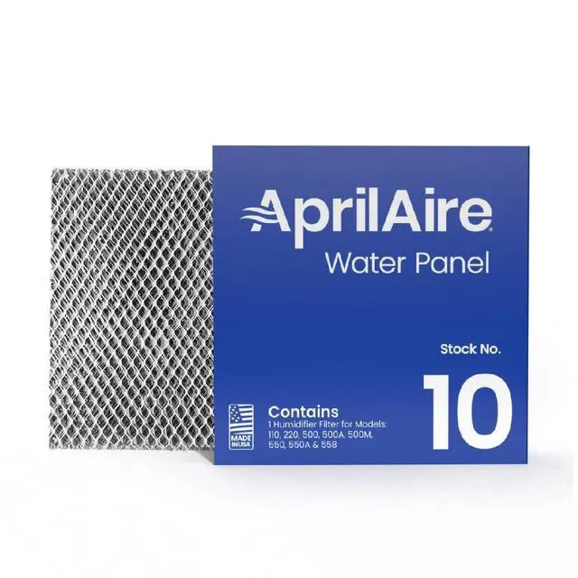 Alt view image 2 of 7 - 10 Water Panel Humidifier Filter Replacement for Whole-House Humidifier Models 110, 220, 500, 500A, 500M, 550, 550A, 558 (Pack of 4)