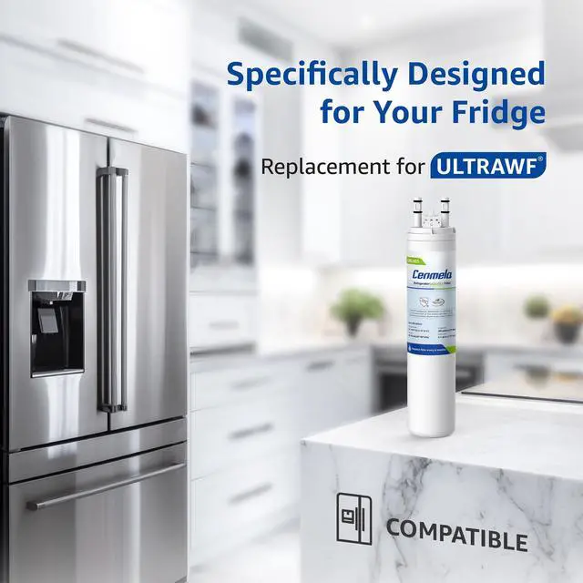 Alt view image 4 of 7 - Replacement for Frigidaire ULTRAWF, 4 Pack | Compatible with Frigidaire ULTRAWF, Pure Source Ultra, Kenmore 9999, 469999, 46-9999, A0094E28261, Height 11 inches