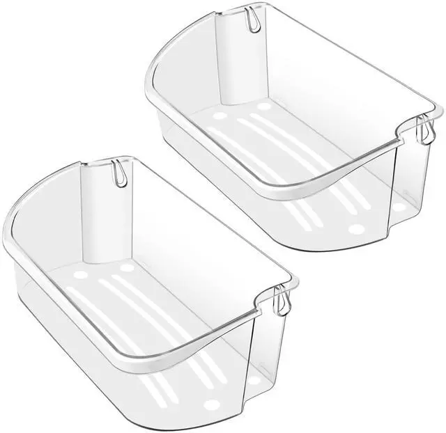 Main image of 2 PACK Upgraded 240356402 Refrigerator Door Bin Replacement By | Fits for Frigi.daire Refrigerator Door Shelf Parts LFSS2612TF0 LFSS2612TE0 FFSS2615TE0 Door Shelf Shelves (Length 15.38")