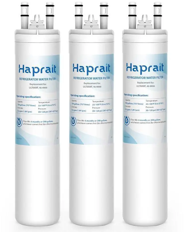 Main image of HP005 Replacement for Frigidaire ULTRAWF, 3 Count | Replacement for Frigidaire ULTRAWF, Pure Source Ultra, Kenmore 9999, 469999, 46-9999, A0094E28261 Water and Ice
