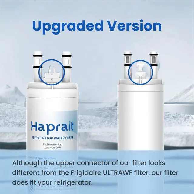 Alt view image 4 of 7 - HP005 Replacement for Frigidaire ULTRAWF, 3 Count | Replacement for Frigidaire ULTRAWF, Pure Source Ultra, Kenmore 9999, 469999, 46-9999, A0094E28261 Water and Ice