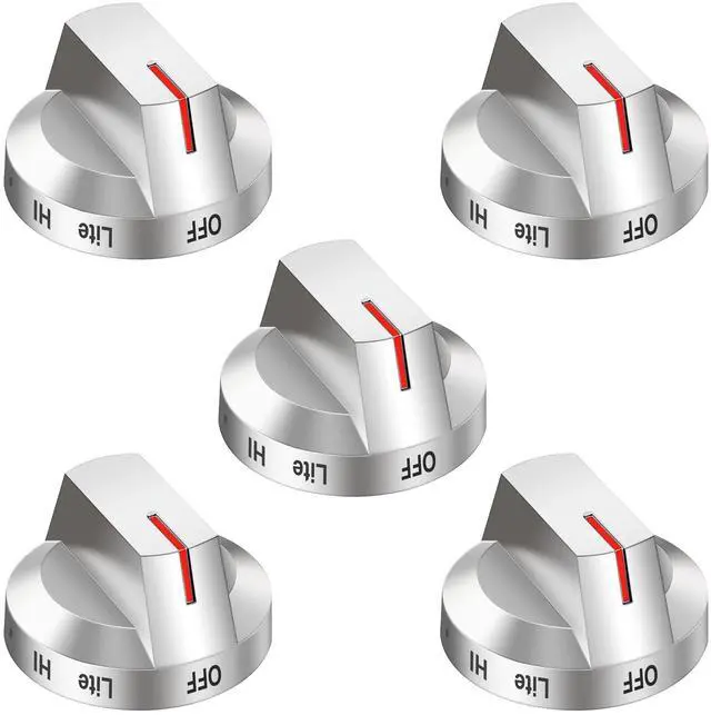 Main image of DG94-03500A/Z Stove Knobs Replace for Samsung Gas/Electric Range, 5 Pack | DG94-03500U DG94-03500A DG94-04396A Range Oven Knobs, Compatible with NX60T8111SS NX60T8311SS NX60T8711SS