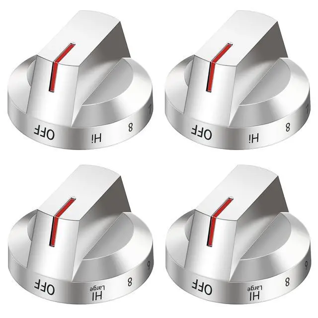 Main image of DG94-03500A/Z Stove Knobs Replace for Samsung Gas/Electric Range, 4 Pack | DG94-03500V DG94-03500W Knobs Compatible with Samung Electric Range NE63T8111SS/AA NE63T8311SS/AA NE63T8751SS/AA