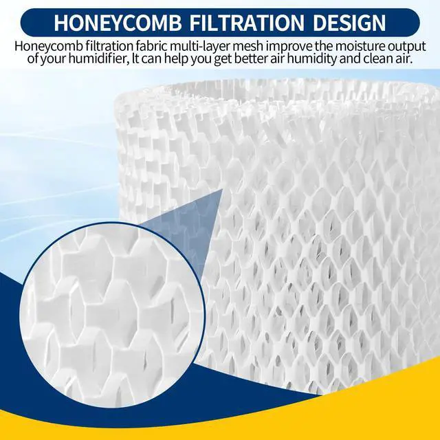 Alt view image 3 of 6 - Humidifier Replacement Filter Compatible with Canopy Bedside and Nursery Humidifier,Made with Wood Pulp, Paper Filter, 4-Pack