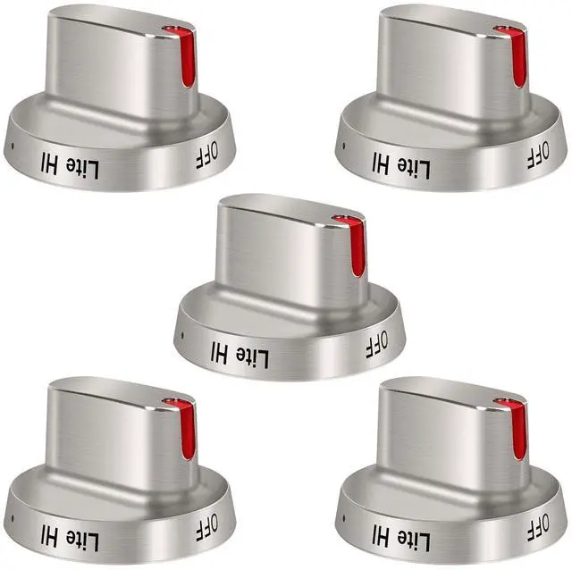 Main image of DG64-00472A Stove Knobs Replace for Samsung Gas Range Oven, 5 Pack | DG64-00347A, DG64-00472B, DG64-00347B Gas Range Knobs for Samsung, Fits Gas Oven NX58F5500SS FX510BGS FX710BGS NX58F5300SS