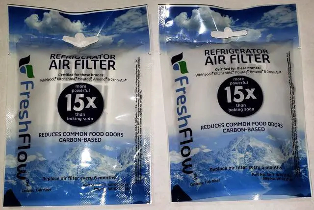 Alt view image 2 of 2 - Fresh Flow W10311524 Air Filter Cartridge for Whirlpool Refrigerator's 2-Pack