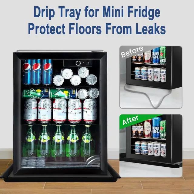 Alt view image 3 of 7 - 22'' x 21''Mini Fridge Drip Pan, Large Drip Tray, Portable AC Drip Pan, Under Washer Pan, Dishwasher Pan, Oil Drain Pans for Changing Oil (4 PCS)