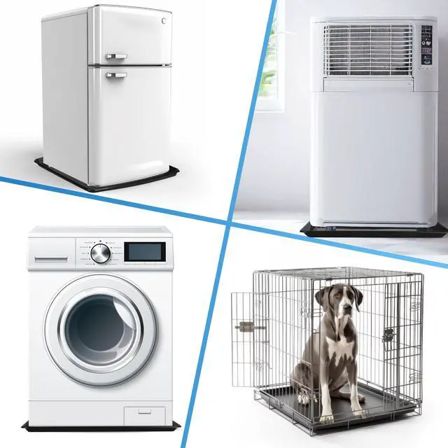Alt view image 6 of 7 - 22'' x 21''Mini Fridge Drip Pan, Large Drip Tray, Portable AC Drip Pan, Under Washer Pan, Dishwasher Pan, Oil Drain Pans for Changing Oil (4 PCS)