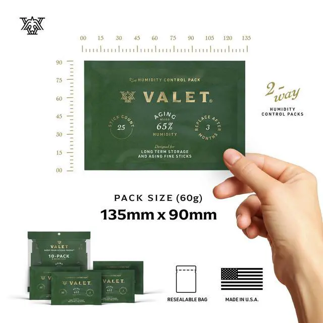 Alt view image 2 of 7 - 65% Two-Way Humidity Packs 4-Pack (60g) for Long-Term Storage | 65% Humidity Control Packs for Long-Term Aging and Storage, 60g Each, Made in USA