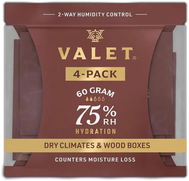 Main image of 75% Two-Way Humidity Packs 4-Pack (60g) Wood and Breathable Storage | 75% Humidity Control Packs for Moisture Restoration in Wood and Breathable Storage, 4-Pack, Made in USA