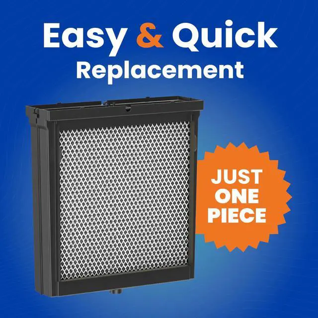 Alt view image 2 of 7 - H510EZ1 Humidifier Filter/Water Panel Assembly Replacement Kit for Whole-House Humidifier Models: 500, 500A, and 500M
