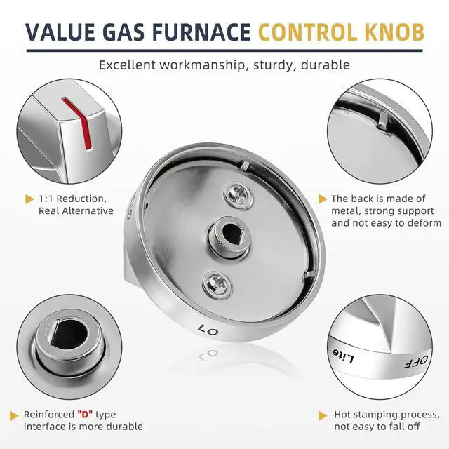 Alt view image 3 of 6 - DG94-03500A/Z Fit for Samsung Gas Stove Knob Replacement (5PCK) | DG94-03500U Gas Stove Knobs-Models NX60T8111SS NX60T8311SS NX60T8711SS for Samsung Oven Stove knobs