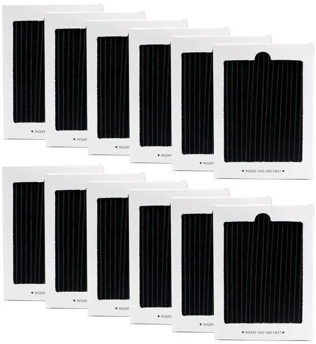 Main image of 242047804 Refrigerator Air Filter Replacement For Frigidaire, 12 Pack | Compatible with Frigidaire PAULTRA Pure Air Ultra and Electrolux EAFCBF Fridge Replace 242061001, 242047801, 242047804
