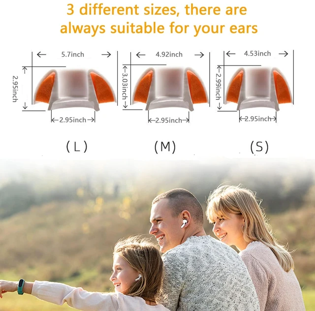 Alt view image 7 of 7 - Upgraded Memory Foam&Silicone Hybrid Ear Tips for AirPods Pro 1st & 2nd Gen,Ultra-Comfort,Anti-Slip Eartips,Perfect Noise Reduction,Fit in The Charging Case,3 Pairs(Black, Assorted S/M/L)