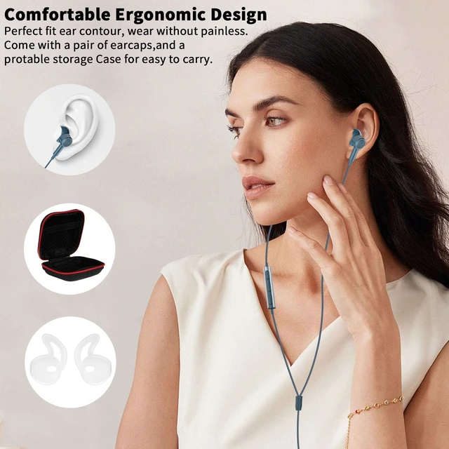 Alt view image 5 of 7 - USB C Earbuds Wired Headphones for iPhone 18 Pro Max 17 16 17e,Blue for Samsung S26 S25 Ultra S24 A17 A57 Type C Earphone,Stereo Corded Earbuds C Plug with Microphone for Apple/iPad Pro 10 11th