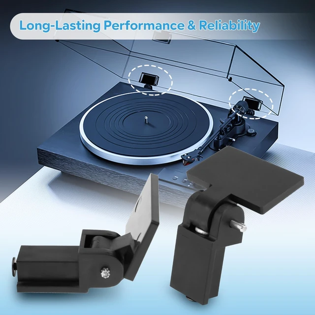 Alt view image 5 of 7 - 2Pcs Dust Cover Hinges Replacement for Audio Technica AT-PL120, AT-LP120-USB, AT-LP120XUSB, at-LP3, at-LP5, AT-LP140, Fit for Stanton STR8-60, STR8-80 Turntable