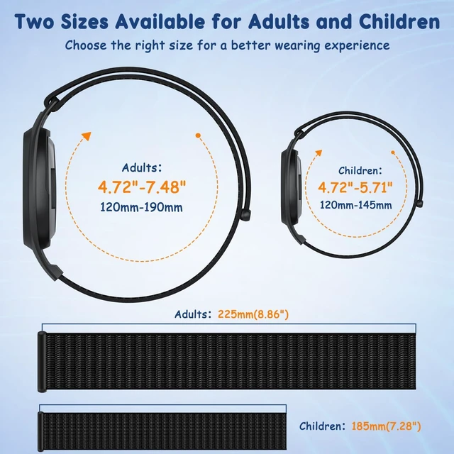 Alt view image 7 of 7 - 2-Pack Nylon Band Compatible with Magicband+ Plus Hook Loop Strap for Magic Band Plus Accessories, Integrated Band Keeper and Case Adjustable Wrist Straps Designer for Disney-Magicband+