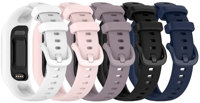 Main image of Replacement Bands Compatible for Garmin Vivosmart 5 Bands Replacement Strap Wristbands Bracelet Band for Vivosmart 5 Tracker for Women Men (Large, 5 Pack B)