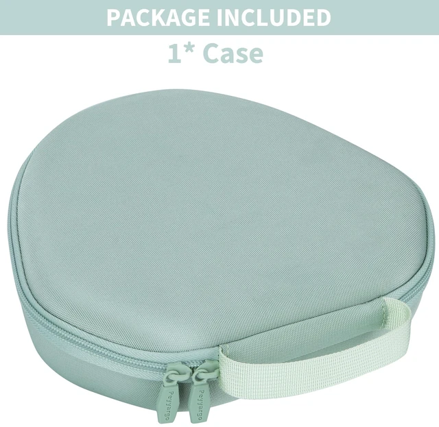 Alt view image 6 of 7 - Storage Case Compatible with Apple AirPods Max Over-Ear Headphones Lightweight Carry, Secure Storage, Convenient Zipper, Soft Interior,Black Case