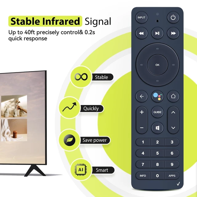 Alt view image 5 of 7 - ASK-STI6220 Remote Control for Verizon FiOS TV One Set Top Box ASK-STI6220 ASK-STI6251