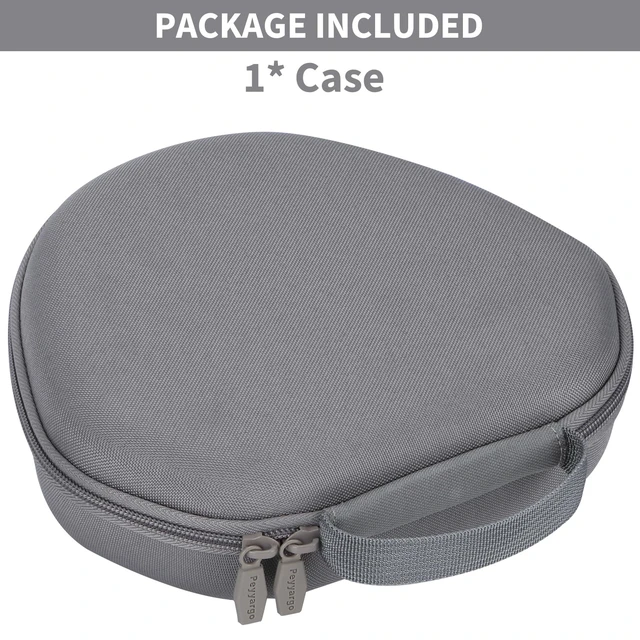 Alt view image 6 of 7 - Storage Case Compatible with Apple AirPods Max Over-Ear Headphones Lightweight Carry, Secure Storage, Convenient Zipper, Soft Interior,Earthy Brown Case