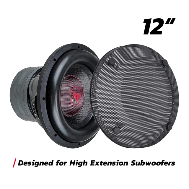 Alt view image 2 of 7 - 12 Subwoofer Mesh Grill (TXX-GR12HX), Specifically Designed for High Excursion Subwoofers, Subwoofer Cone and Dust Cap Metal Grill Protector Black (Sold Separately)